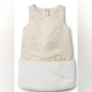 Janie and Jack Cream and White Elegant Dress